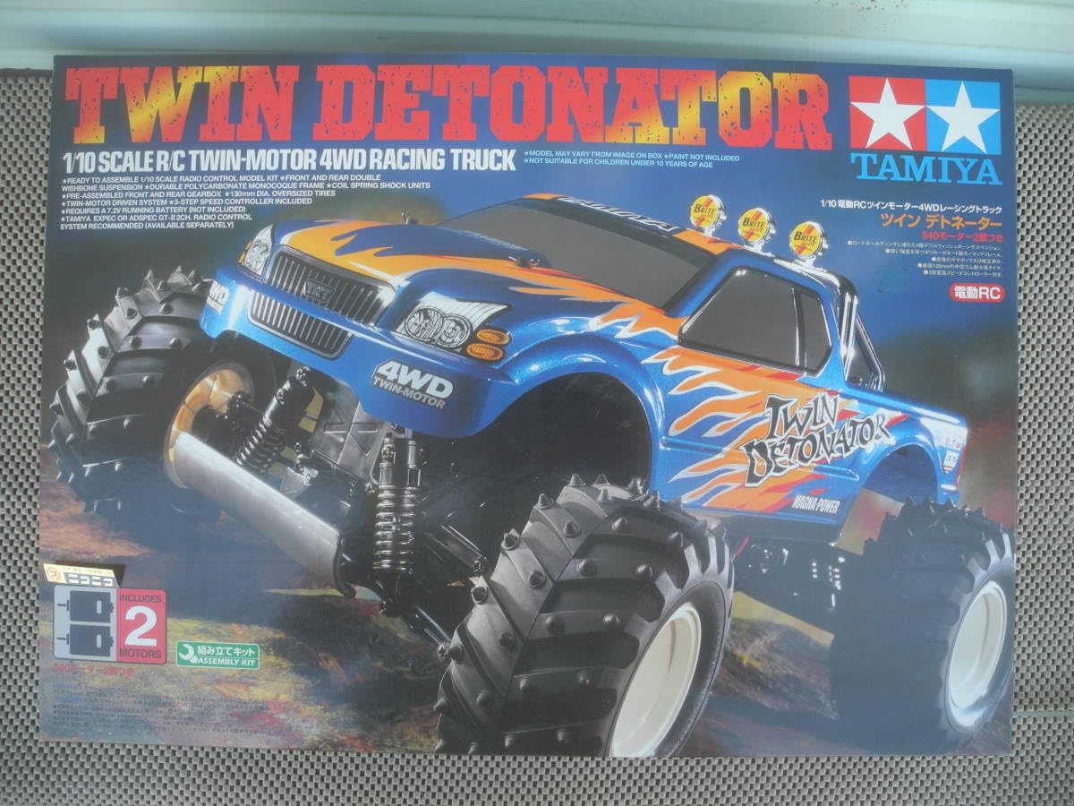 TAMIYA TWIN DETONATOR 1/10 RCモンスタートラック TAMIYA TWIN