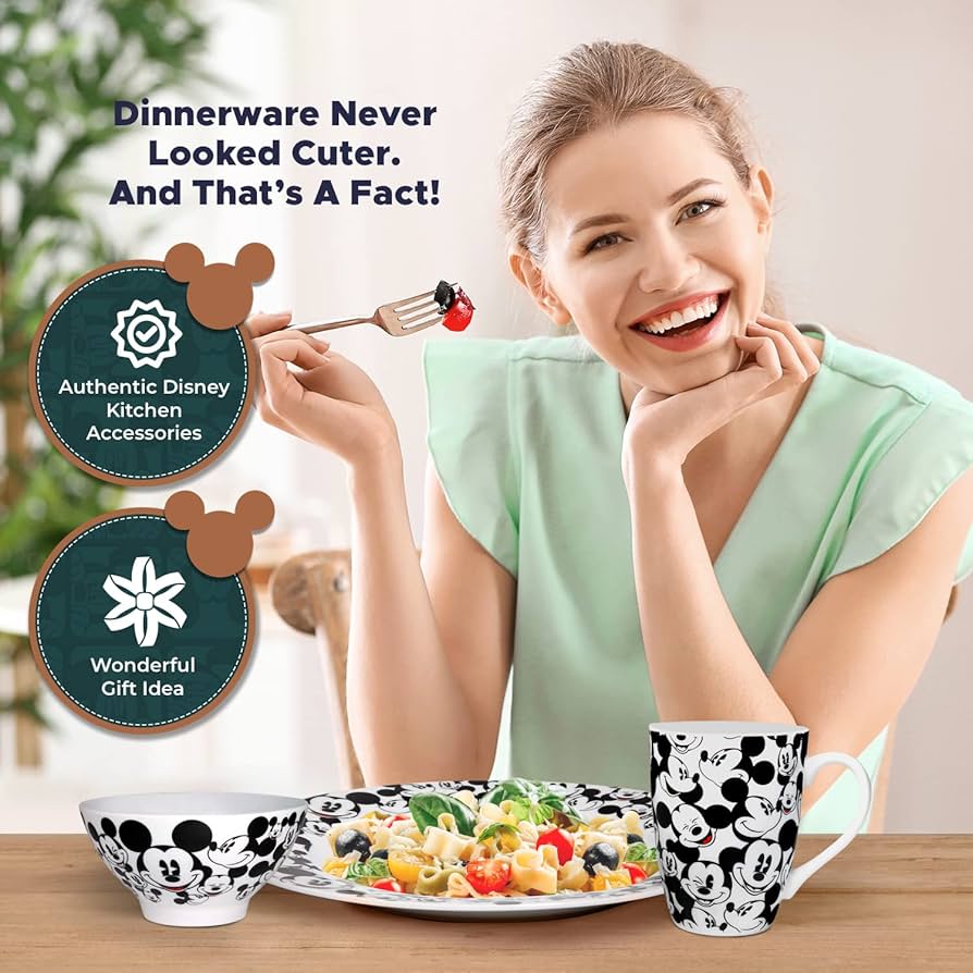Amazon.com | Disney Mickey All OverSoup Bowls By Zrike Brands