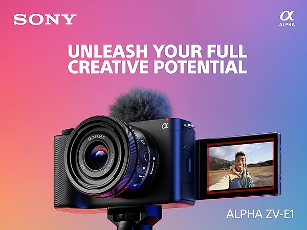 Amazon.com : Sony Alpha ZV-E1 Full-Frame Interchangeable Lens