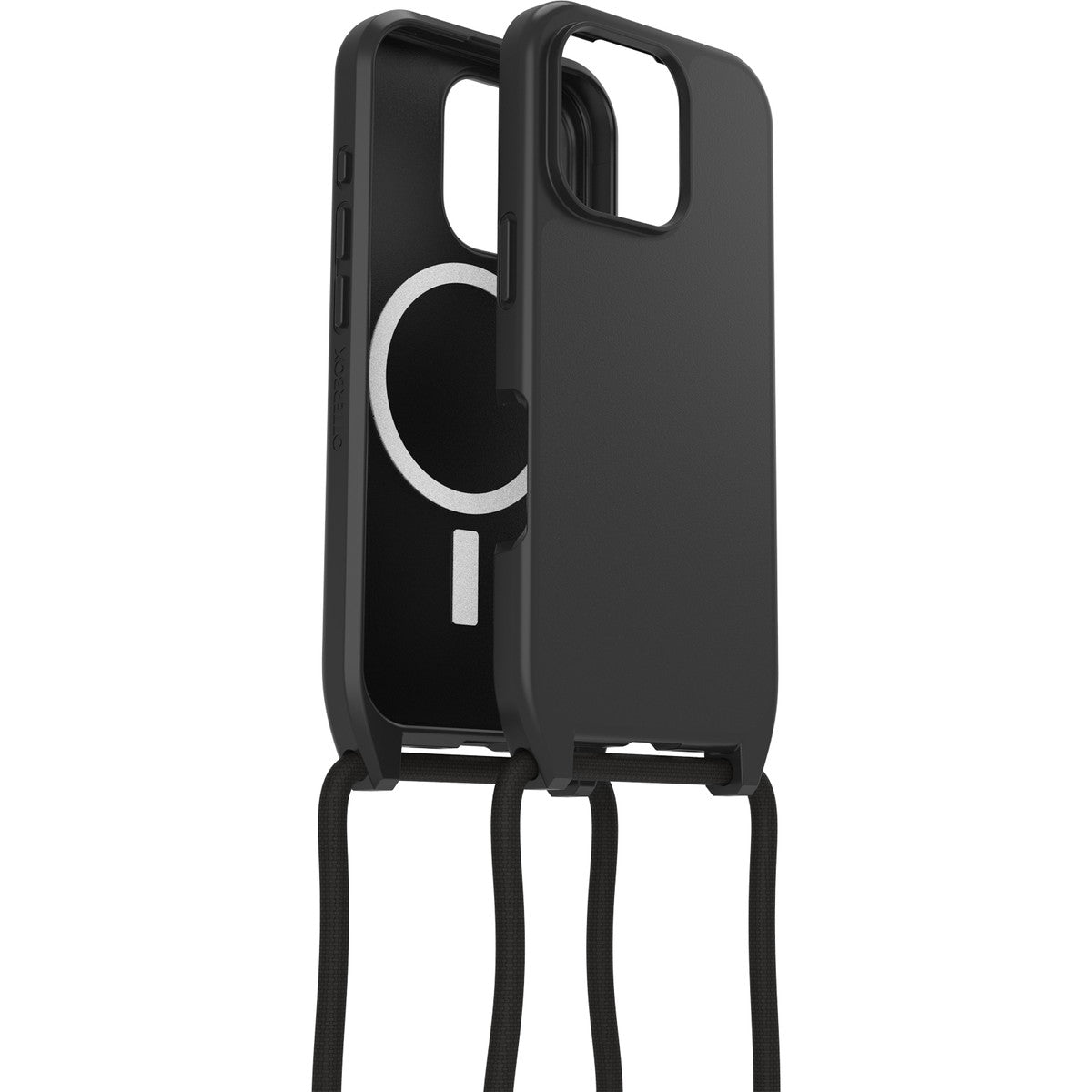 iPhone 16 Proケース React Necklace ブラック – MiraiSell Selection