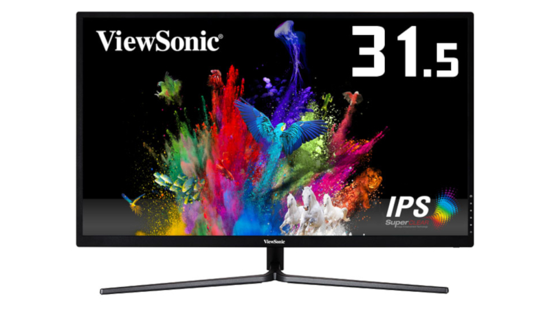 ViewSonic 31.5型ワイド液晶ディスプレイ(4K対応)液晶モニター VX3276