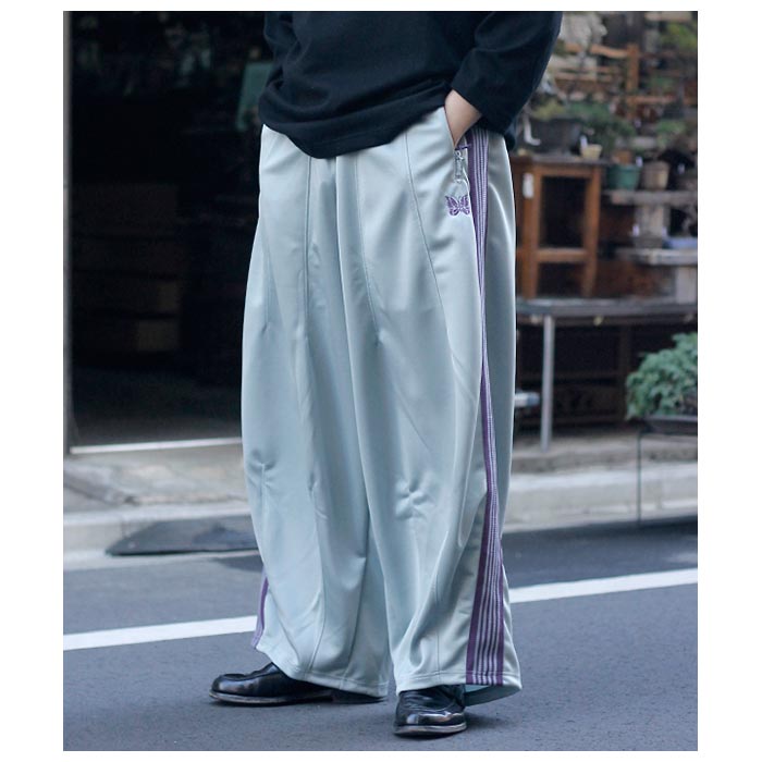 ニードルズ NEEDLES ヒザデル ポリエステル スムース トラックパンツ