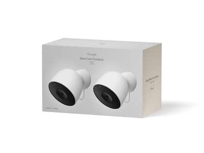 Google Nest Cam Outdoor (wired, 2nd gen) 2K Video and Gemini 2