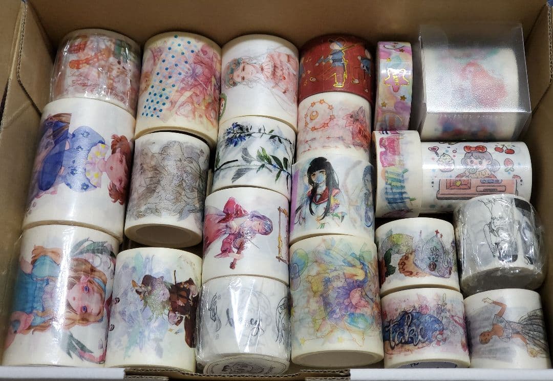 中古・新品 海外マスキングテープ 海外マステ 人物多め まとめ売り