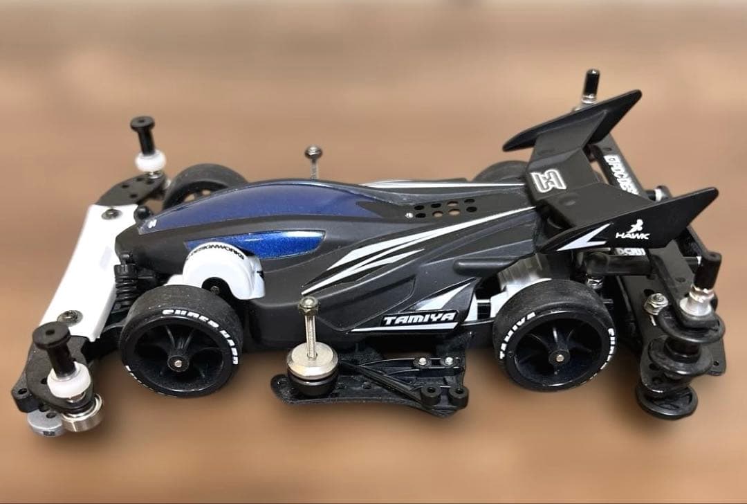 ミニ四駆　デュアルリッジJr FMAカスタム 完成車・塗装済み　中古品 ミニ四駆 デュアルリッジJr FMAカスタム 完成車・塗装済み 中古品 ミニ四