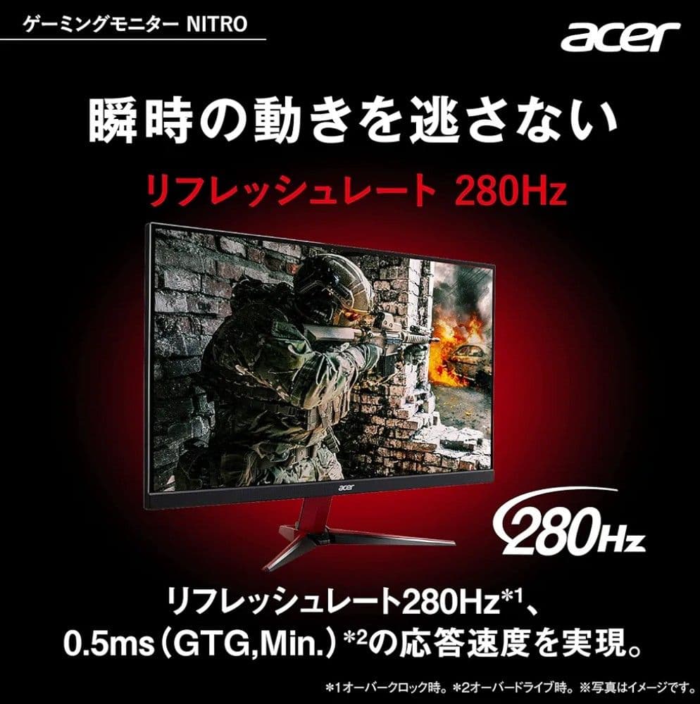 《新品》ゲーミングモニター acer VG271 Zbmiipx 27インチ