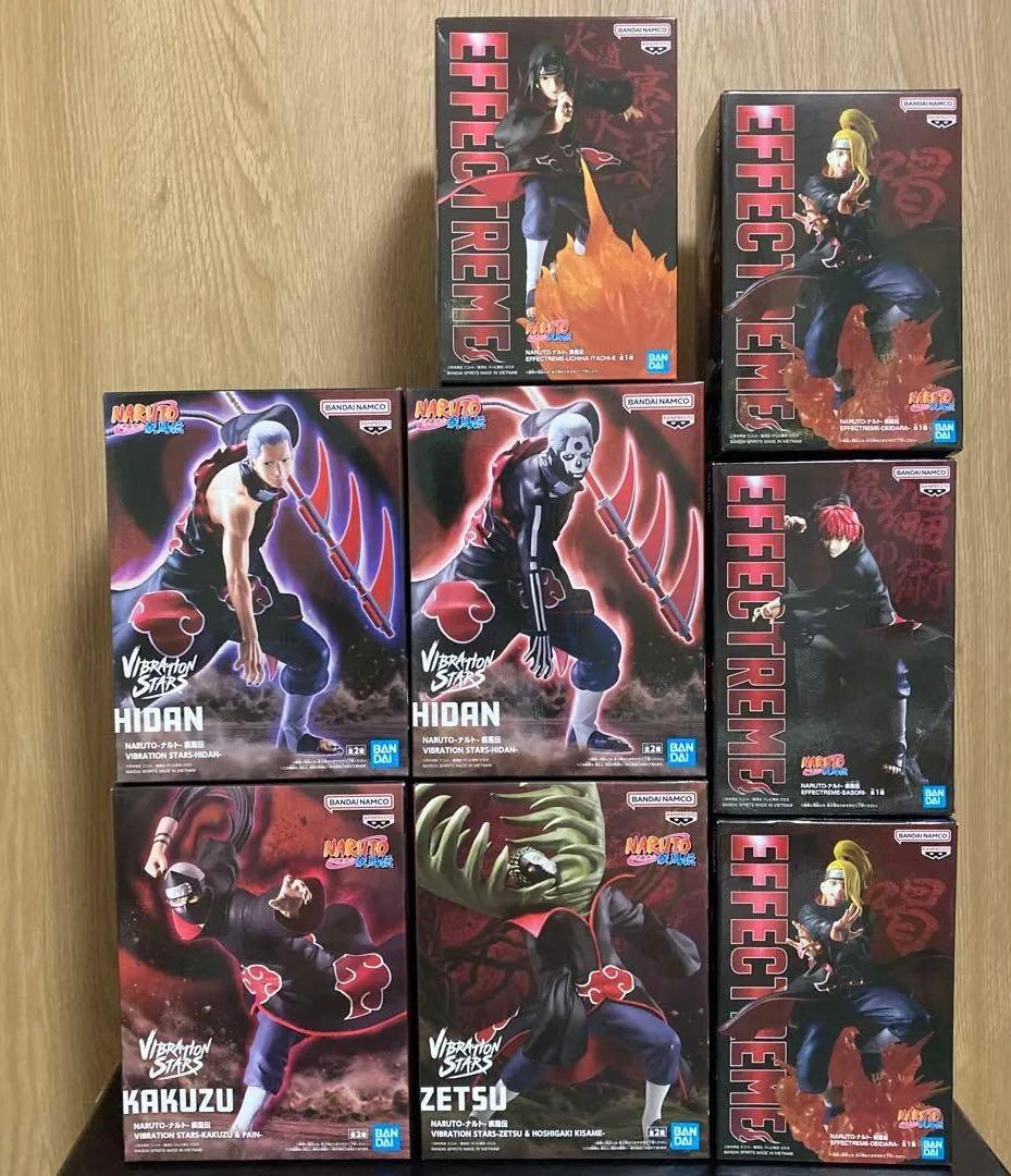 【新品未開封】NARUTO 暁フィギュアセット8体 イタチ デイダラ サソリなど NARUTO 暁フィギュアセット8体 イタチ デイダラ サソリなど