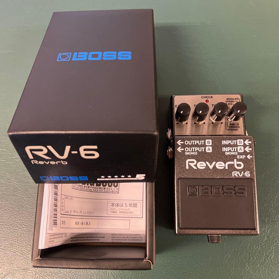 BOSS RV-6 Reverb 美品、元箱・保証書付き BOSS RV-6 Reverb リバーブ エフェクター ボス RV6 | 島村楽器