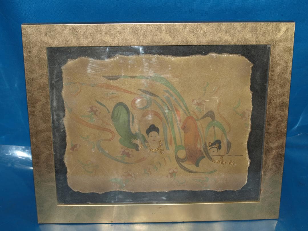 敦煌莫高窟壁画 人物像 発掘品　骨董品 Z0939B34 敦煌莫高窟壁画 人物像 発掘品 骨董品 Z0939B34 2025年最新】敦煌