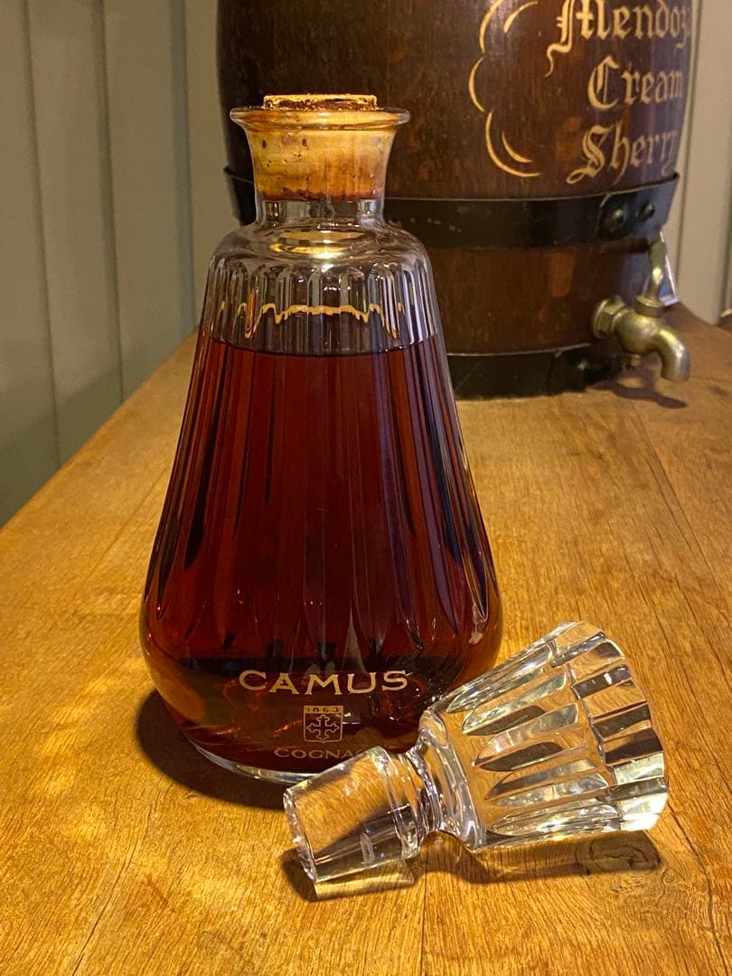 CAMUS コニャック バカラクリスタル　未開封 1円～ CAMUS カミュ バカラ クリスタル デキャンタ カラフェ