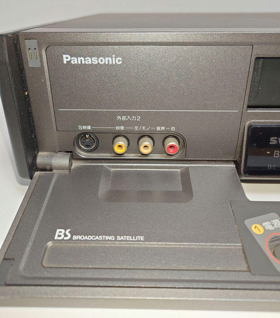 PanasonicパナソニックNV-BX10 録画再生VHSビデオデッキ画王BS - メルカリ