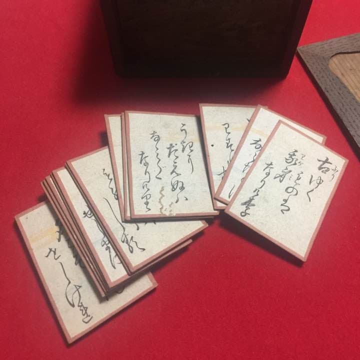 百人一首/明治34年/アンティーク 百人一首/明治34年/アンティーク 百人一首/明治34年/アンティーク