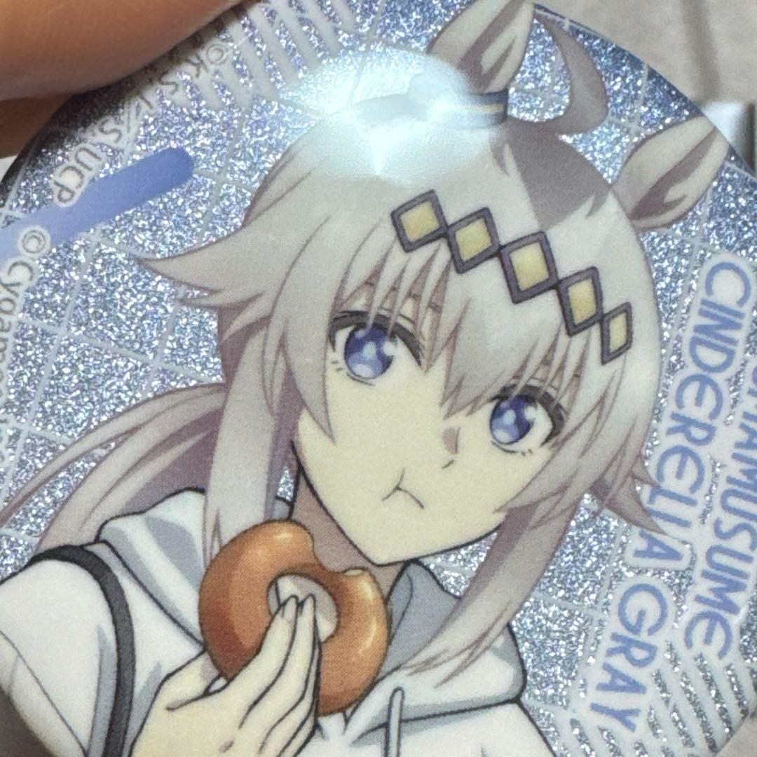 ウマ娘 シンデレラグレイ マルイ オグリキャップ グリッター缶バッジ