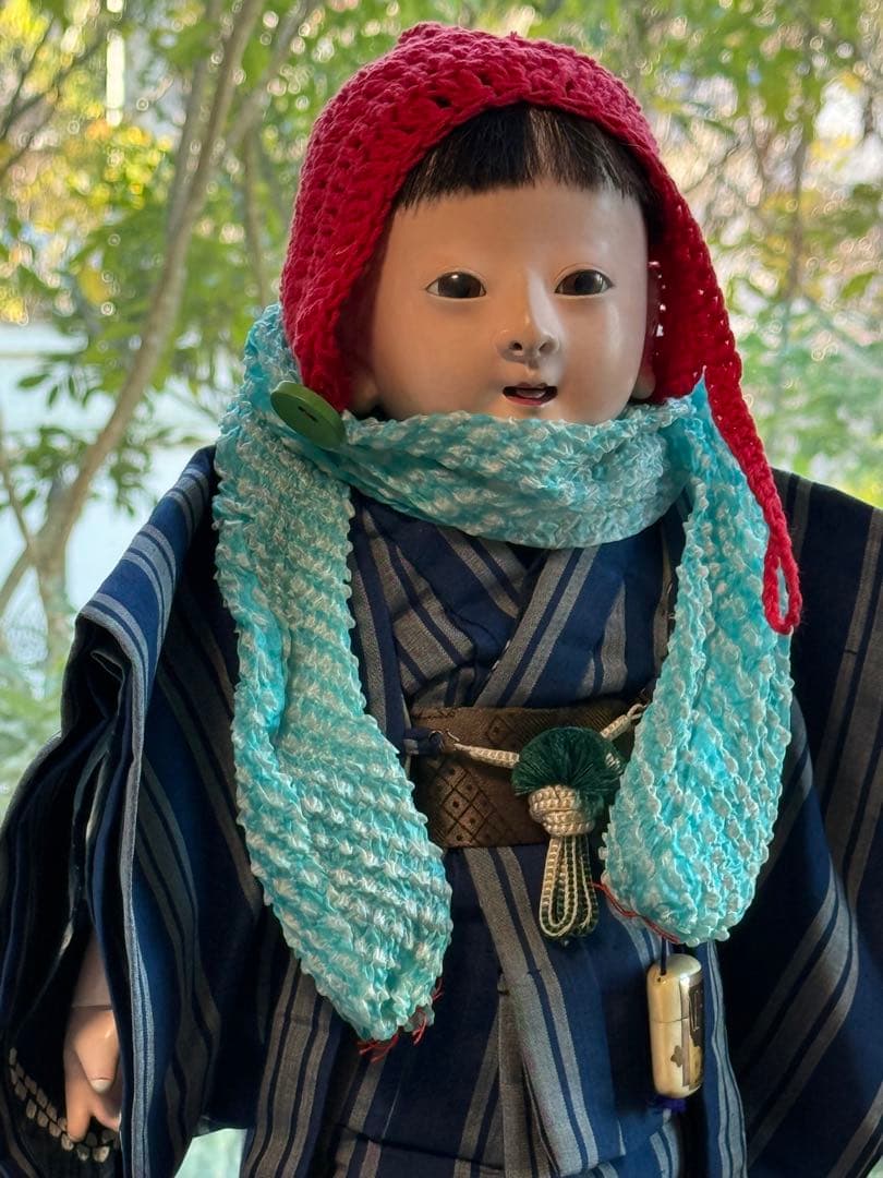 市松人形　抱き人形　伊東久重　42cm 市松人形京人形細工司伊東久重