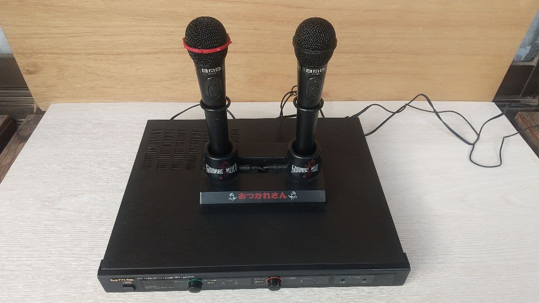 BMB ワイヤレスマイクセット ★WT-8000+WM850 ★取説付き 動作確認品 BMB 節約 電波式 ワイヤレス マイクセット WT8000 WM850