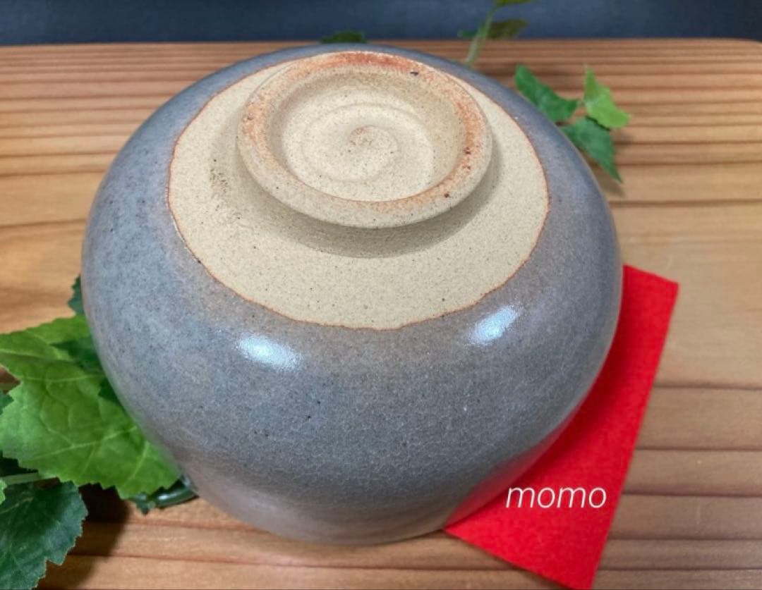 赤膚焼 正人窯 抹茶碗 共箱入 箱蓋裏書 元興寺 辻村泰圓 書 心 昭和