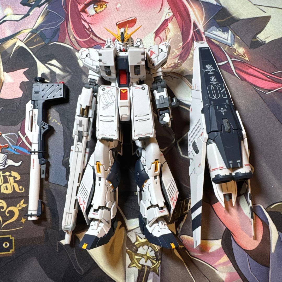 ガンプラ　RGνガンダムHWS ダブルフィンファンネル RG 1/144 νガンダム(ダブル・フィン・ファンネル装備型)【2次
