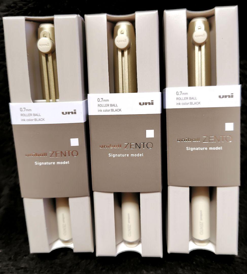 【新色】uniball ZENTO ユニボールゼント シグニチャーモデル ３本 ヨドバシ.com - 三菱鉛筆 MITSUBISHI PENCIL uniball ZENTO