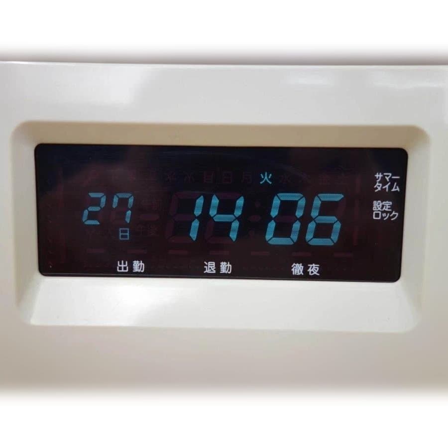 ★清掃済 MAX タイムレコーダー ER-80S + 新品 Sカード20枚