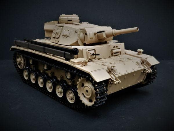 技術基準適合証明済 Henglong 1/16 ドイツ陸軍 Ⅲ号 H型