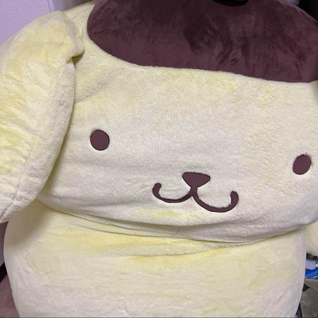 【最終値下げ 】ポムポムプリン 夢の超BIGふかふかぬいぐるみクッション