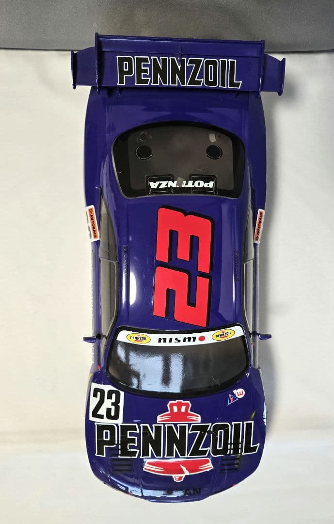 ニッサン ペンズオイル ニスモ　RCカー ボディ1/10、シャーシ、プロポ付き、