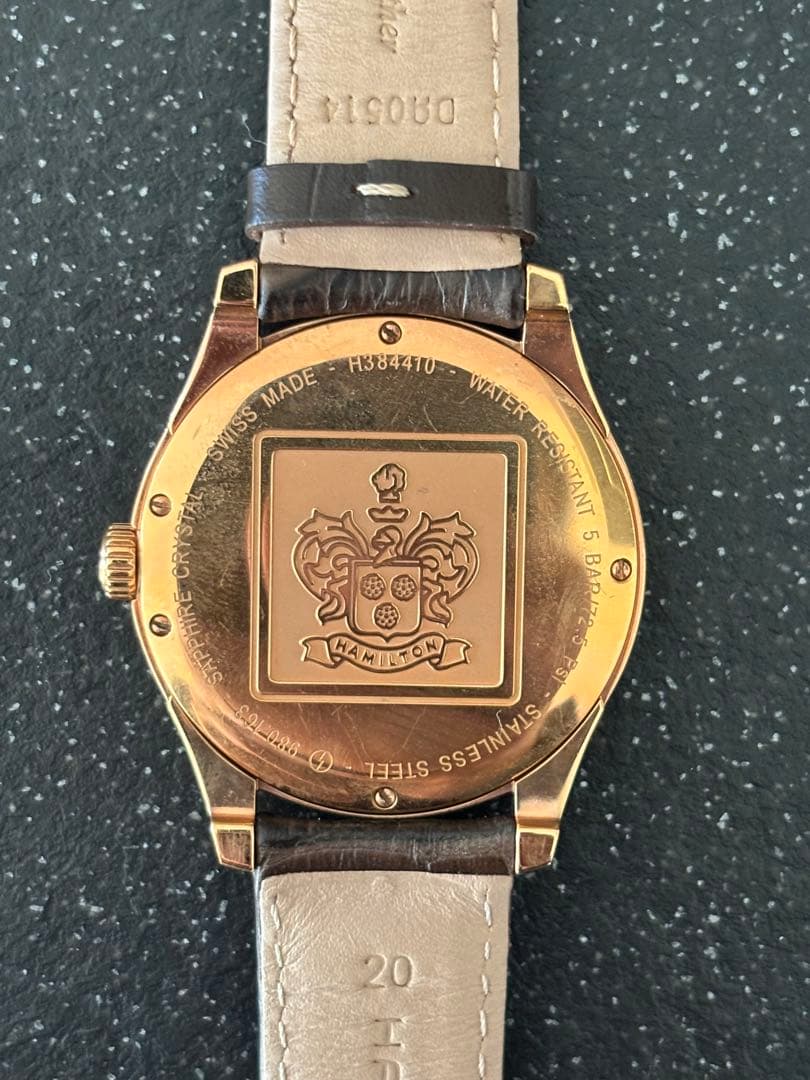 ハミルトン ジャズマスター シンライン スモールセコンド クォーツ