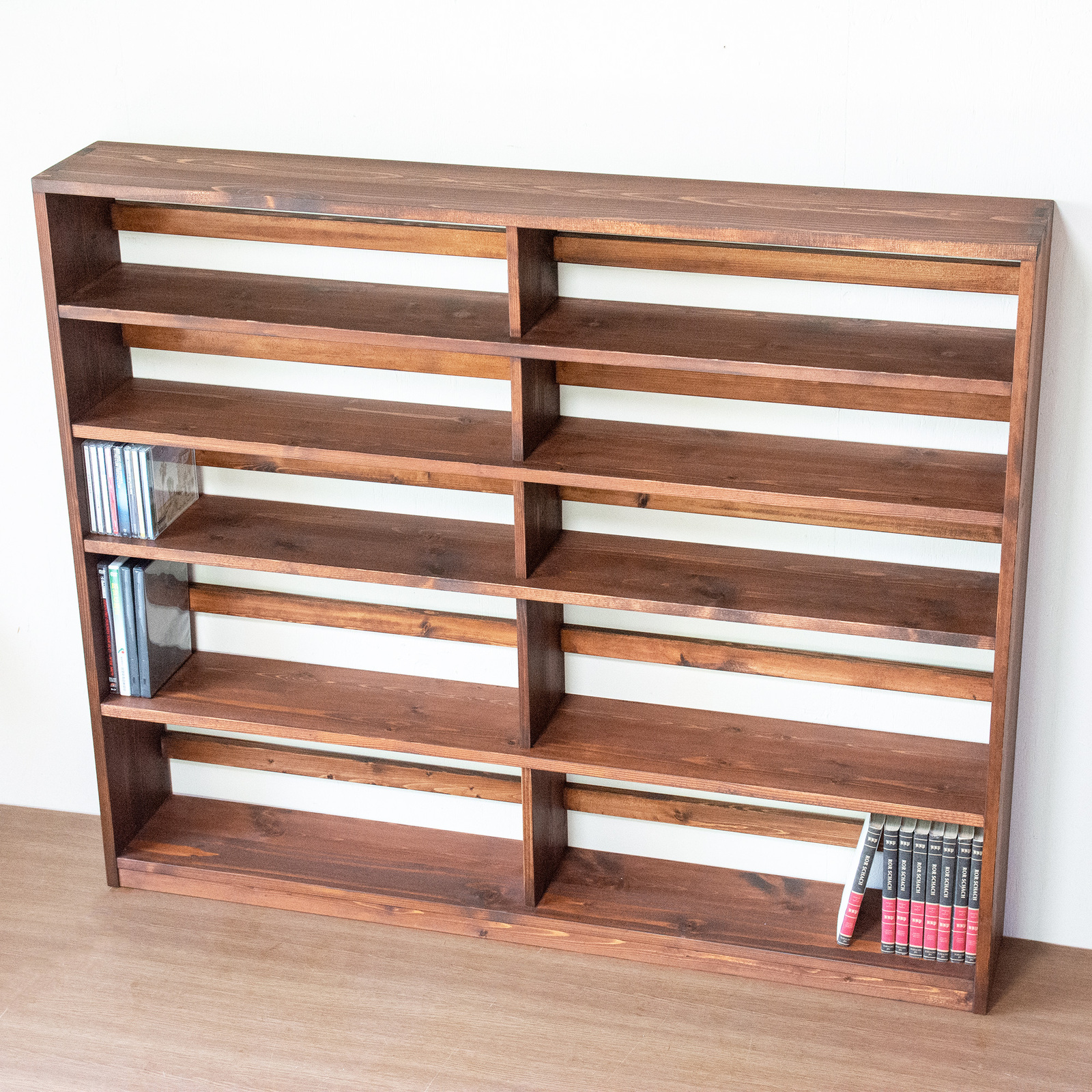CD・DVDラック5段／ブラウン - SG工房 | minne byGMOペパボ 国内最大級